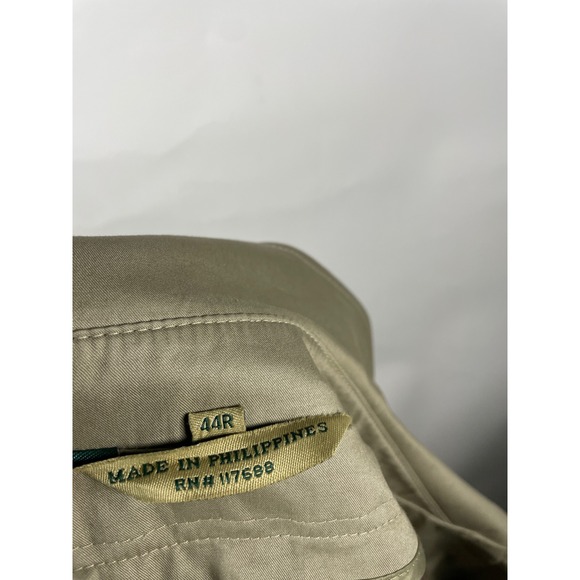 Ralph Lauren Men's‎ Tan Button Front Trench Coat Overcoat Jacket 44R - Picture 8 of 10